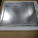 ROLOVE 22x20 Inch Lighted Vanity Mirror, 3-Mode Touch Dimming LED Lighting, Large Makeup Mirror for Dressing Room, Tabletop or Wall-Mounted, White