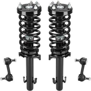 Front Strut Assembly & Sway Bar Links for 2008-2012 Honda Accord 2.4L, Shock Absorbers Replace 172562 4PCS