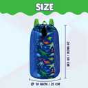 WAWSAM Dinasour Large Mesh Beach Bag for Kids, Kids Drawstring Beach Backpack for Boys, Tote Mesh Beach Toys Bag, Swim Pool Toys Balls Storage Bags Gym Bag, Beach Toy Shells Organizer