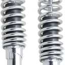 1 Pair 12.5 320mm Motorcycle Universal Rear Shock Absorbers Replacement for Suzuki Yamaha Sportster XL883 1200 90cc 110cc 125cc 150cc Dirt Bike Go Kart Sliver