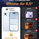 Diaclara Magnetic Designed for iPhone Air Case Full Body Bumper,[Compatible with MagSafe] Military Drop Proof Cover with Built-in Touch Sensitive Anti-Scratch Screen Protector for iPhone 17 AirGreen