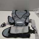 PACEARTH Adjustable Weight Vest 4-10lbs  X-Shape Weighted Vest for Women and Men, Home Workout Ironsand Vest with Zipper Pouch and 6 Weight Packs, Gray