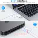 OMOTON Wired Keyboard Compatible with Mac, with Dual Interface (USB and Type-C), Numeric Keypad Compatible with MacBook Pro/Air, iMac, Mac mini/Pro Laptop, Silver
