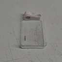 Portable Flat Water Bottle,BPA Free Reusable Tritan Plastic Travel Water Bottle Cup,Lightweight Leakproof Slim Water Bottle Fits Purse,Backpacking, Hiking (White, 17 oz)