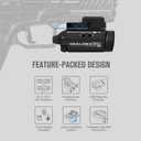 OLIGHT Baldr S Blue Beam 800 Lumens Magnetic USB Rechargeable Tactical Flashlight with White LED Combo, Compact Rail Mounted Light with 1913 or GL Rail, Battery Included (Black)