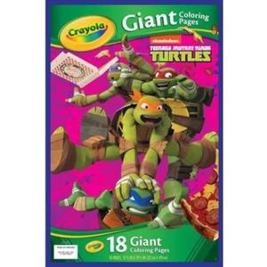 Crayola Kids Teenage Mutant Ninja Turtles TMNT Giant Poster Coloring Book