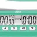 VINJOE Chess Clock Digital Chess Timer Professional for Board Games,Portable Digital Chess Clock & Game Timer with Basic,Bonus,Delay and Positive Time Features Best Gifts for Christmas (Green)