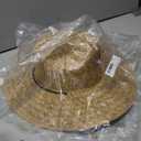 Quiksilver Men's Wide Brim Outdoor Lifeguard Straw Sun Hat, Natural, XX-Large (Yellow)