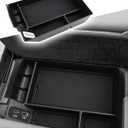 CDEFG for Toyota Sienna 2021-2025 Accessories Center Console Organizer Tray Sienna (LE, XLE, XSE, Woodland Edition, Limited, Platinum) Armrest Storage Box Insert Tray 2022 2023 2024 2025