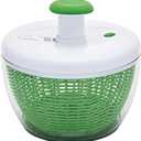 Farberware Easy to use pro Pump Spinner with Bowl, Colander and Built in draining System for Fresh, Crisp, Clean Salad and Produce, 6.6 quart, Green