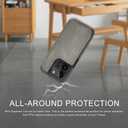 DJDUCK Designed for iPhone 16 Pro Max Case Wallet with Card Holder, [Magnetic Clasp Cover] [RFID Blocking Leather Protection] Shockproof Women Men Cases 6.9 Inch for Apple 16 Pro Max Grey