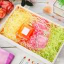 Zonon 9oz Easter Grass Basket Filler Raffia Paper Shreds Stuffers Craft Tissue Raffia Filler Grass for Gift Packaging Easter Egg Hunt Party Favors Decoration(Pink, Light Green, Yellow)