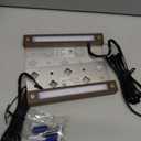 VOLISUN 12 Pack 7 Inch Retaining Wall Lights, Waterproof LED Hardscape Lighting, Cuttable Low Voltage Landscape Lighting, 12V Paver Lights, 3W Outdoor Step Lights, 2700K Soft White, ETL