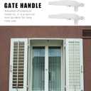 DOITOOL Window Handles Set Aluminum Alloy Modern Pull Handles for Sliding Glass Windows Corrosion Resistant Window Pulls with Stable Installation 5.51 X 1.69 X 1.57 Inches