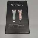 Callus Remover for Feet, Nicebirdie Electric Foot File Callus Removers Rechargeable Waterproof Pedicure Tools Foot Scrubber Shaver Feet Care Tool for Cracked Heels Dead Skin Golden