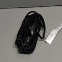 16/3 25 FT Outdoor Extension Cord Waterproof, Weatherproof & Flame Retardant Black 3 Prong Power Cord Outside for Lawn & Garden, 13 Amps 1625 Watts 125 VAC 16AWG SJTW, ETL Listed