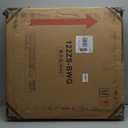 4ft Folding Table, Portable Fold-in-Half Adjustable Height Utility Table for Indoor/Outdoor Use, Durable HDPE & Steel, Stable & Lightweight, Multi-Purpose, Black Woodgrain