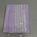 Keyboard Case Compatible with iPad Air 11-inch/Air 5th 4th Generation Case with Keyboard-Backlit Detachable, Folio Cover with Pencil Holder for Air 11" M3/M2 (2025/2024), Air 5/Air 4 (Purple)