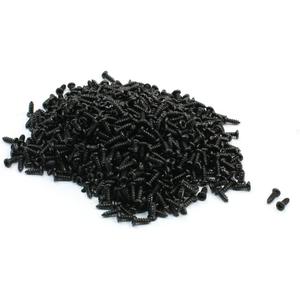 uxcell 1000 Pcs 2mm x 5.3mm Self Tapping Thread Round Phillips Head Screw