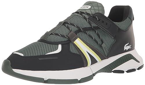 LacosteMensL003 SneakerGrn/Nvy11 Green/Navy, Size 10.5(USA)