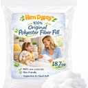 Polyfill Stuffing Fiber Fill 18.7oz/1.17lbs, White Original Polyester Fiber Pillow Stuffing for Crochet Toys, Pillow, Cushion, Couch, Stuffed Animals, Crafts, Cloud Decor, Machine Washable