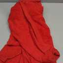 LemonGirl Women's Fashionable Long Sleeve Pullovers Loose Fluffy Fuzzy Jumper Sweater Red.M