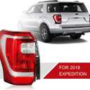 AutoZest Halogen Tail Lights LH Compatible with 2018-2021 Ford Expedition, Halogen 2018-2021 Left Driver Side