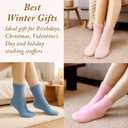 Geyoga 12 Pairs Colorful Fuzzy Socks for Women Cozy Fluffy Slipper Socks Soft Mink Velvet Cute Winter Warm Sleeping Valentine's Day Gifts for Women