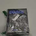 DOACE 220v to 110v Voltage Converter US to Europe: 350W 220 to 110 Voltage Converter for European Travel - International Power Adapter Plug Combo Step Down Transformer White