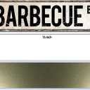 Barbecue Blvd Street Sign, Barbecue Sign Barbecue Decor Barbecue Lover Gift, Vintage Wall Decor for Home/Garden/Kitchen, Novelty Metal Signs 4"x16"