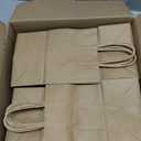 Gift Bags for Favors Grocery Retail Party Birthday Shopping Business Goody Craft Merchandise Take Out Sacks, Small, 100 pcs