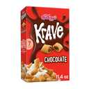 Kelloggs Krave Breakfast Cereal, 7 Vitamins and Minerals, Kids Snacks, Chocolate, 11.4oz Box (1 Box), Best Before 18 2025 