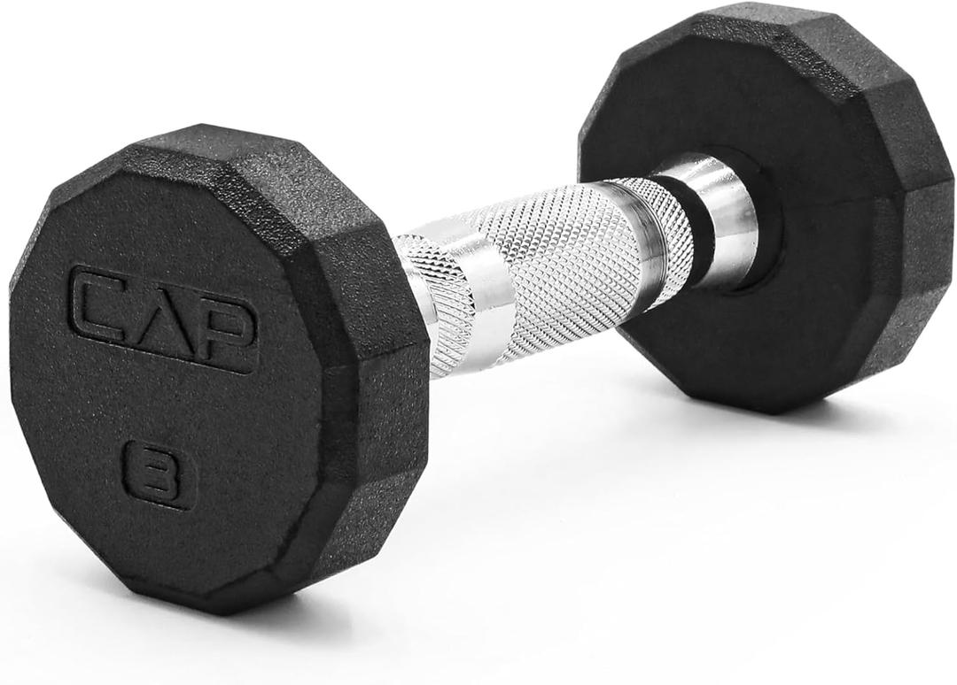 CAP Barbell Coated Hex Dumbbell Weight | Multiple Options (3 lb)