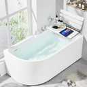 Wall Mount Shower Seat 18", Shower Bench Wall Mount for Inside Shower, Fold Down Shower Seat, Shower Seats for Adults