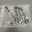 20 Pack 1ml Syringe with Cap for Liquid, 1cc Plastic Small Syringes with Cover, Non-Sterile, No Needle