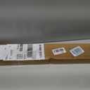 UNISHADES No Drill Blinds for Windows 1" Vinyl L-Shaped Slats Cordless Mini Blinds for Home, for Window Size 30" W 48" H Grey