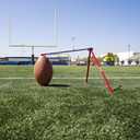 GoSports Football Kicking Tee Metal Place Kicking Stand for Field Goal Kicks - Portable Holder Compatible with All Football Sizes