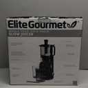 Elite Gourmet EJX320 Big Mouth Whole Fruit 5.2 Self-Feeding Chute, Cold Press Masticating Slow Juice Extractor, Hands-Free, Less Prep, Easy to Clean, Impact Resistant BPA Free Tritan, Black (33 ounce, Graphite)