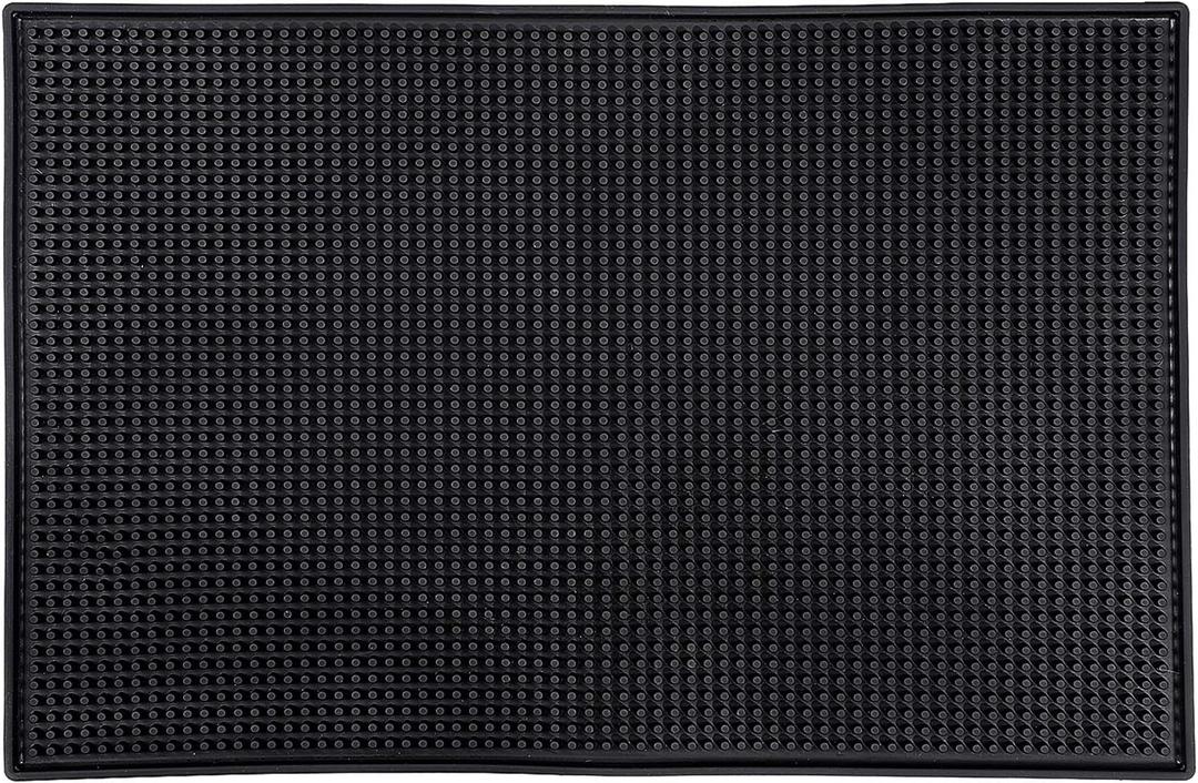 KINJOEK 18 x 12 in Bar Mat, Non Slip Bar Service Spill Mat Drying Mats for Countertop Cocktail Bartender Coffee Beverages