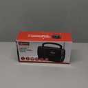 GPX R633B Portable Shortwave AM/FM Clock Radio (Black)