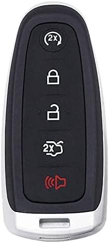 UOKEY Smart Keyless Remote Key Fob Shell fit for Ford Edge Escape Explorer Focus Flex Taurus Fusion and Lincoln MKS MKT MKX(M3N5WY8609)