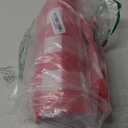 Sorfey Tablecloth -Fitted with Elastic, Vinyl with Flannel Back, Fits for Table 72"x 30" Rectangle,Water Proof, Easy to Clean, Checked Red Design