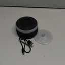 Shower Bluetooth Speaker IPX7 Waterproof, Portable Bluetooth Speakers with Suction Cup and Time Display, Crystal Sound&Bass LED Light 1100mAh, Wireless Shower Speaker for Outdoor/Kayak/ Gifts/Beach, Black