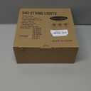 SUNTHIN White Outdoor String Lights, 48FT White Patio Lights with 25 G40 Shatterproof LED Bulbs(1 Spare), Waterproof Hanging Outside Lights for Porch, Deck, Garden, Pergola, Bistro