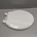 KOHLER 4636-RL-0 Cachet ReadyLatch Elongated Toilet Seat Slow Close, Soft Close Toilet Seat Quiet Lid, Contoured Grip-Tight Bumpers Installation Hardware, Apartment Essentials, White