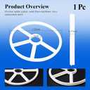 1 Pc Diverter Spider Gasket Compatible with Waterway 711-1910B/806105211439, Fit for Carefree, Clearwater, TWM Sand Filters Models WVS002 & WVS003 1.5-inch Top Mount Pool Sand Filters Multiport Valve