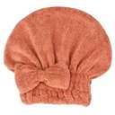 Microfiber Hair Drying Towels Head wrap with Bow-Knot Shower Cap Hair Turban hairWrap Bath Cap for Short or Curly Long & Wet Hair Gift for Women 2pack
