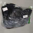 Zaitun Men's Full Zip Up Hooded Cardigan Sweater with Pockets (Medium, Black)