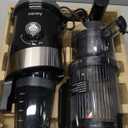 Cold Press Juicer with Whole Feed Chute, Aeitto Masticating Juicer Machines, Juice Extractor Machine Easy to Clean, High Juice Yield, For Whole Vegetables and Fruits, Easy to Assemble, Onyx Black