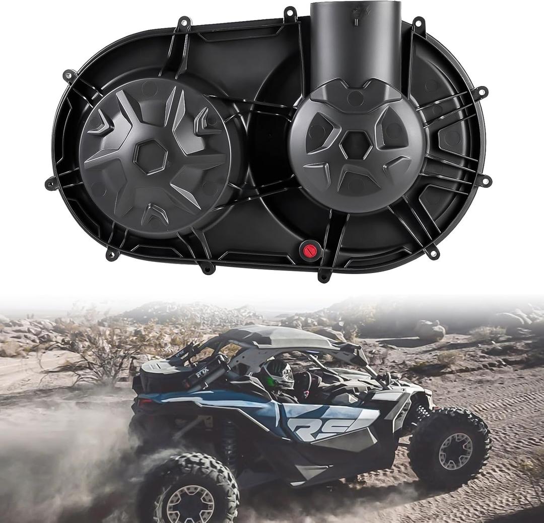 Can-Am Maverick X3 Outer Clutch Cover Compatible with X3 Max 1000R XDS XRS R RR 2017-2025 CVT Belt Guard Housing Air Guide Clutch Transmission Cover Accessories, Replaces OEM 420212508